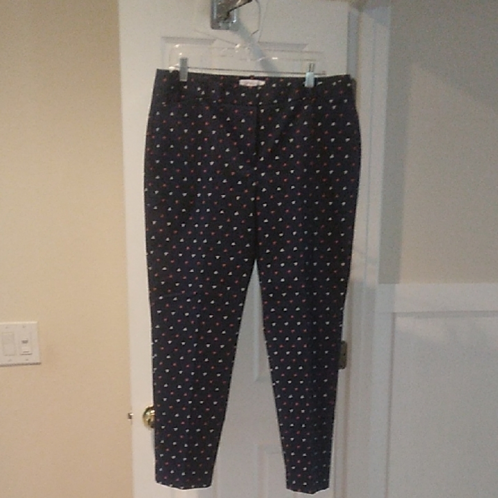 Liz Claiborne Blue and White Chino Pants